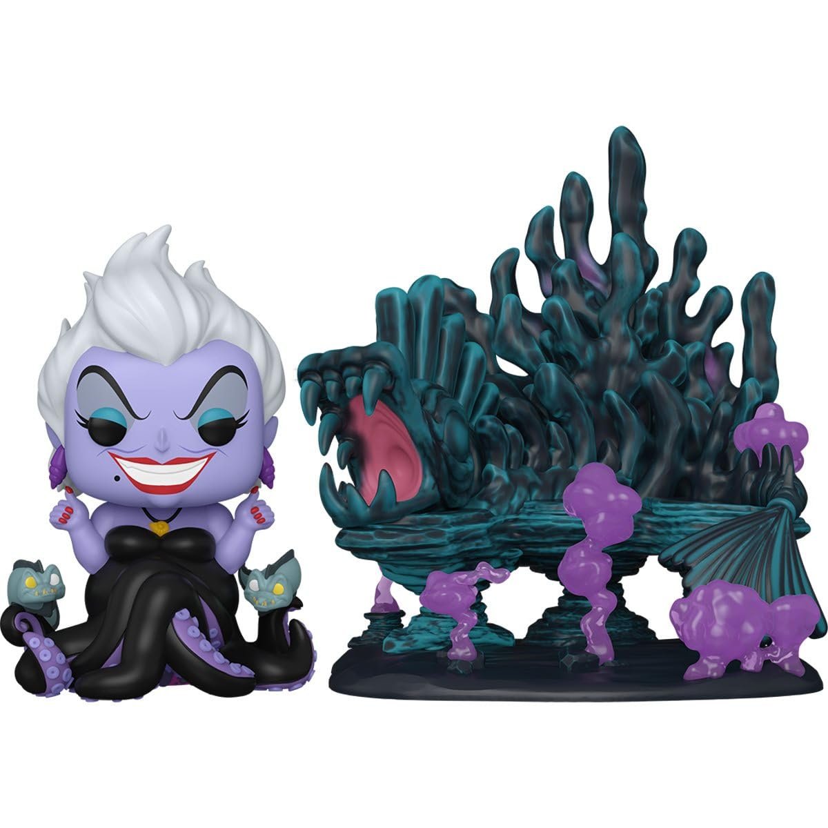 Ursula and Ursula's Lair Funko Pop! Town Disney Villains - Approx. 4 3/4" Collectible Vinyl Figure #43 with Window Display Box