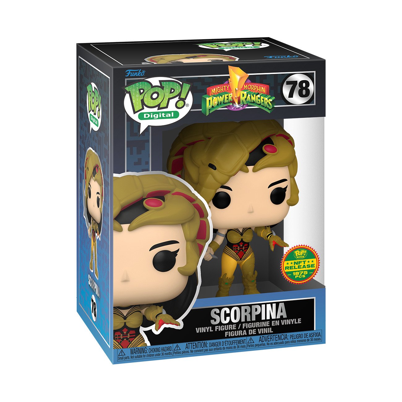 Funko Pop! Vinyl: Power Rangers - Scorpina (Digital Pop! Release) - #78