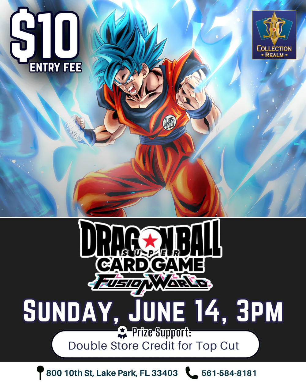 Dragon Ball Super Card Game Fusion World Tournament – June 14, 2026 (Sunday 3PM)