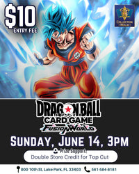 Dragon Ball Super Card Game Fusion World Tournament – June 14, 2026 (Sunday 3PM)