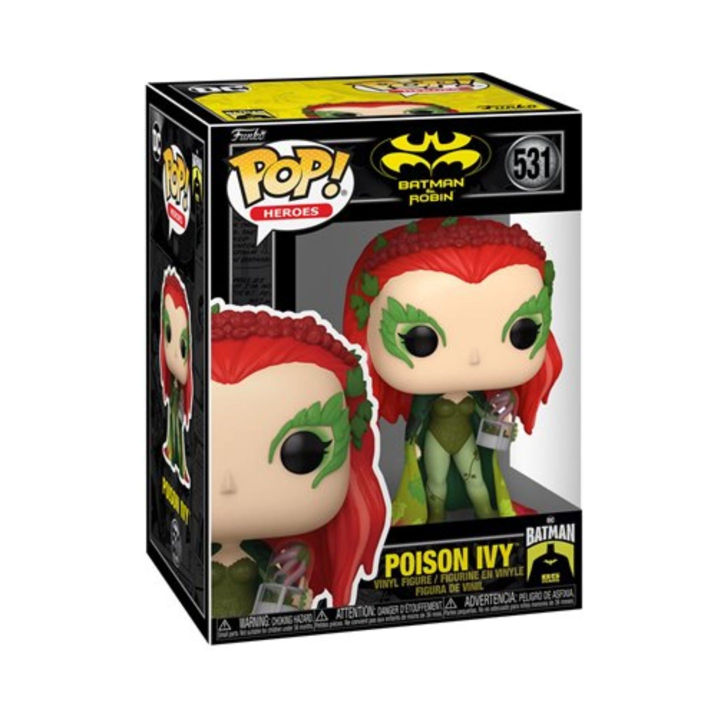 Poison Ivy Funko Pop! Heroes: Batman and Robin - Approx. 4" Collectible Vinyl Figure 531 with Display Box Protector Case