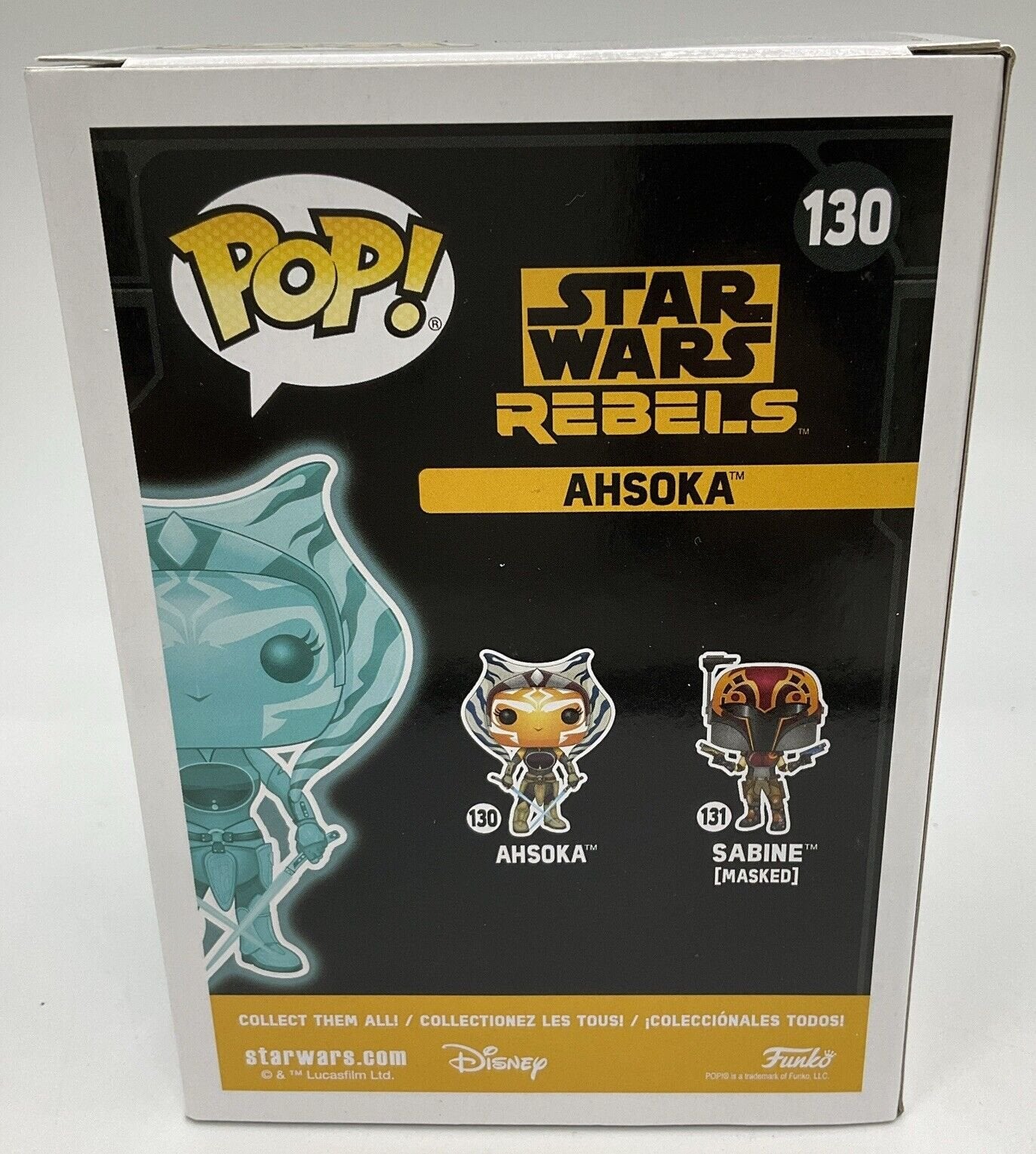 Funko Pop! Ahsoka #130 Star Wars Rebel - LA Comic Con Exclusive