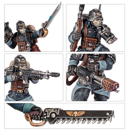 Warhammer 40,000 Astra Militarum Death Korps of Krieg Miniatures Set – 10 Customizable Plastic Soldiers with Transfer Sheet for Warhammer 40K (PRE-ORDER)