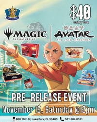 Magic: The Gathering – Avatar: The Last Airbender Pre-Release Event – Saturday, November 15, 2025 at 12:00 PM
