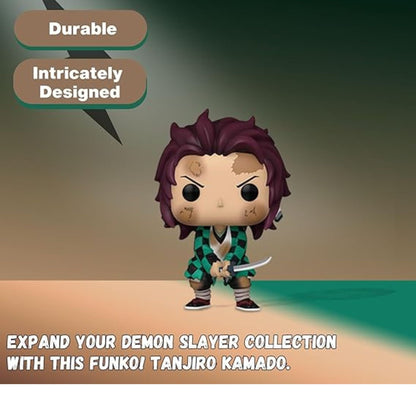 Tanjiro Kamado Funko Pop! Animation Demon Slayer - Vinyl Figure #1403 with Display Box Protector Case