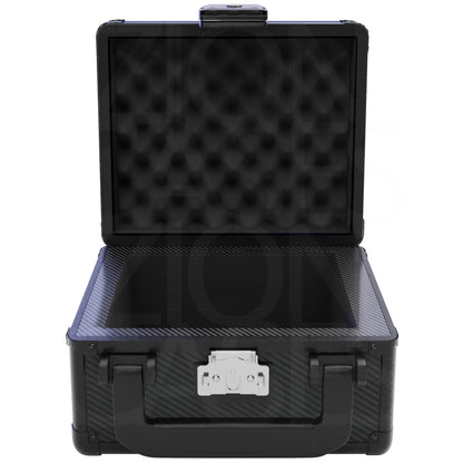 Zion Cases Slab Case GO – Carbon Fiber Black Trading Card Slab Case, Holds Up to 25 Graded Card Slabs, TSA-Approved Locking Mechanism, Protective Foam, Compact Travel & Storage Case (PRE-ORDER)