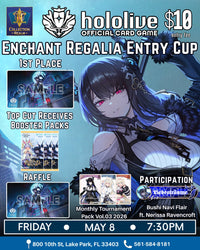 Hololive Card Game Enchant Regalia Entry Cup – May 8 (Fri) 7:30PM