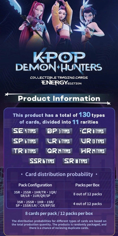 KAYOU KPop Demon Hunters Energy Edition Trading Card Box (PRE-ORDER)