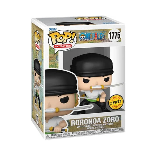 Roronoa Zoro with Sword (2024) Funko Pop! Animation One Piece - Chase Limited Edition Collectible Vinyl Figure #1775 with Window Display Box