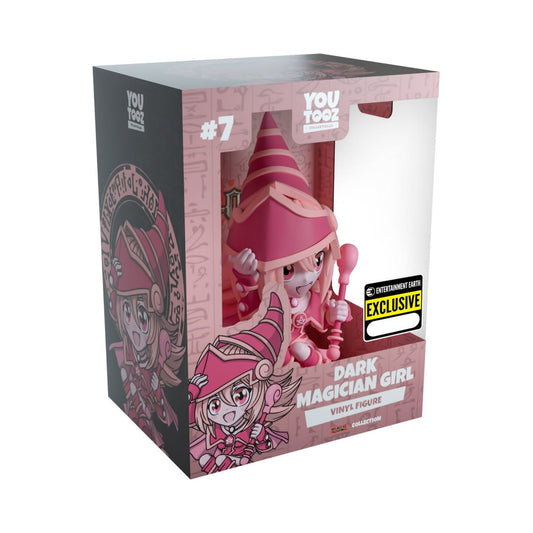 Dark Magician Girl Sakura in Pink Youtooz Yu-Gi-Oh! Collection - Entertainment Earth Exclusive Vinyl Figure #7 with Display Box Protector Case