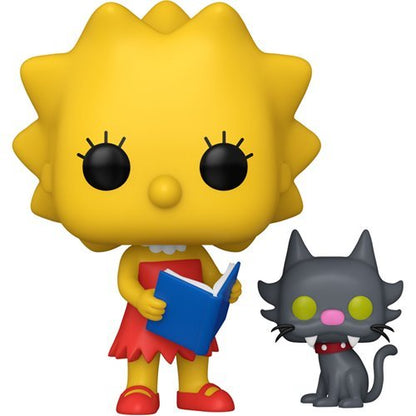 Lisa with Snowball II #1740 Funko Pop! Television The Simpsons - Approx. 3 1/2" (Lisa) and 1 1/2" (Snowball ll) Collectible Vinyl Figures Bundled with Display Box Protector Case