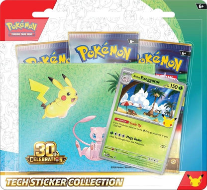 Pokémon TCG 30th Celebration Alolan Exeggutor Tech Sticker Collection PREORDER