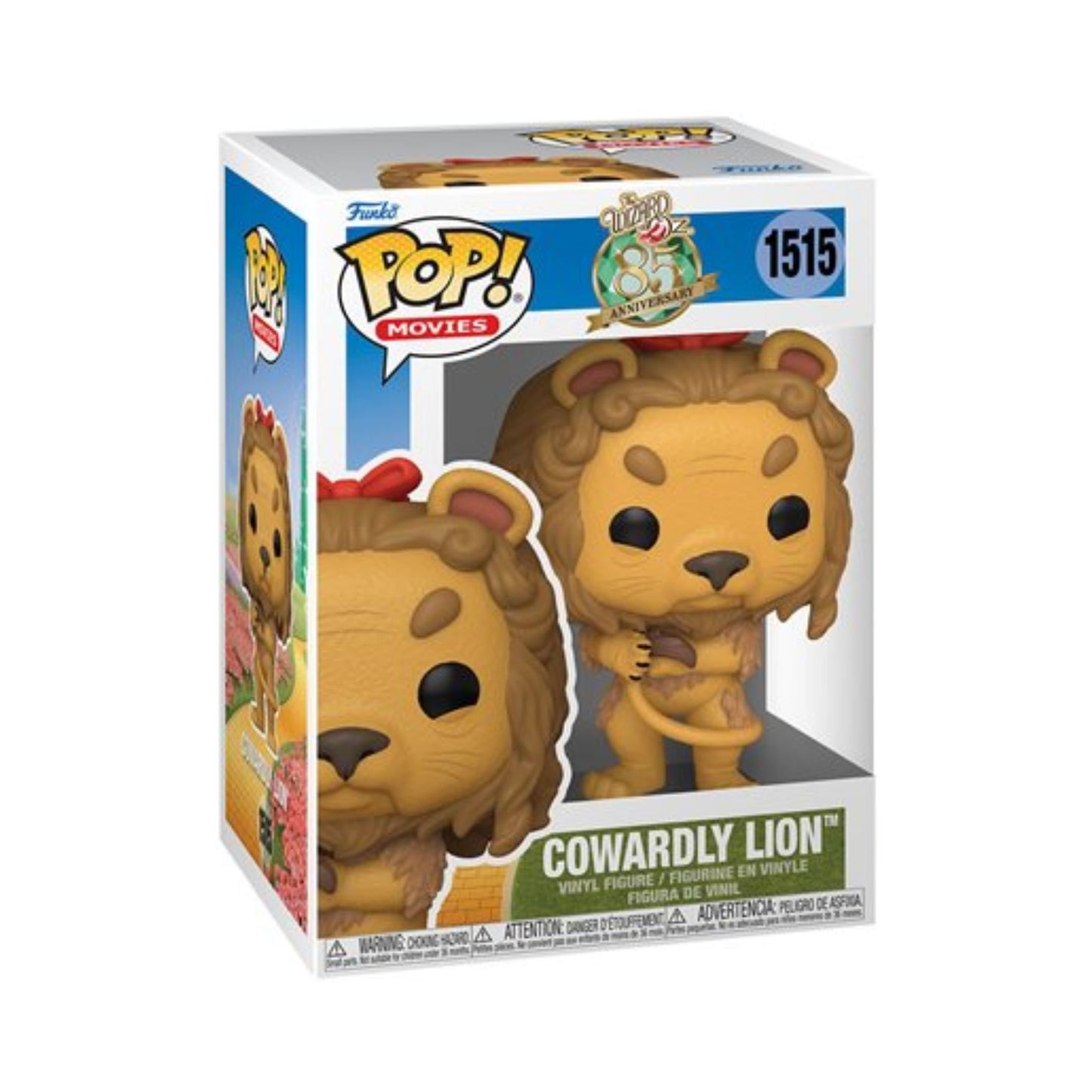 Cowardly Lion Funko Pop! Movies: The Wizard of Oz 85th Anniversary - Approx. 4" Collectible Vinyl Figure #1515 with Display Box Protector Case