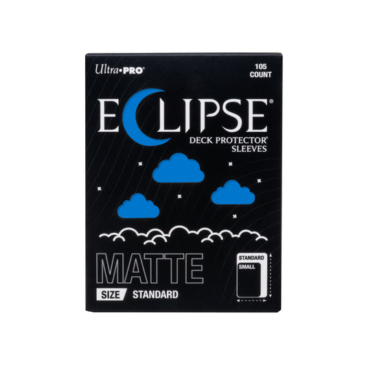 Ultra Pro Eclipse Matte Standard Deck Protector Sleeves Pacific Blue 105CT – Durable Split-Resistant Card Sleeves for Trading Cards, TCG, Collectible Card Games & Card Deck Protection (PRE-ORDER AUGUST)