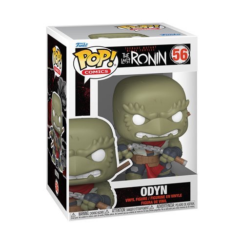 Funko Pop! Comics Odyn #56 from TMNT: The Last Ronin, 3 3/4-inch collectible vinyl figure with box protector case.