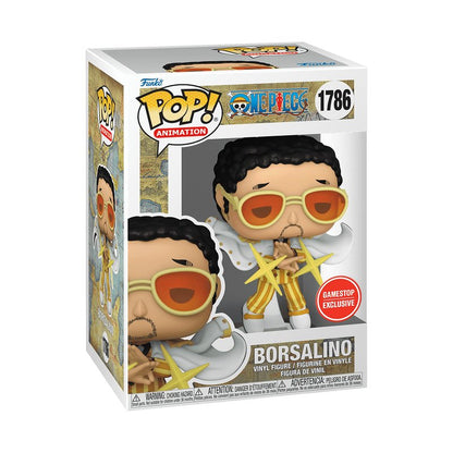 Borsalino Funko Pop! Animation One Piece - Approx. 4.45" Collectible GameStop Exclusive Marine Admiral Vinyl Figure #1786 with Display Box Protector Case (PRE-ORDER)