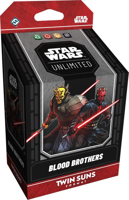Star Wars Twin Suns - Blood Brothers | Multiplayer TCG Set Card Game for Star Wars Unlimited | Deck Building, Collectible Trading Cards, Card Display, Card Deck Strategy