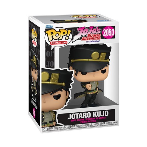 Jotaro Kujo #2053 Funko Pop! Animation JoJo's Bizarre Adventure The Animation - Approx. 4 1/4" Collectible Vinyl Figure Bundled with Display Box Protector Case - Estimated Arrival: Sept. 2025 (PRE-SALE)