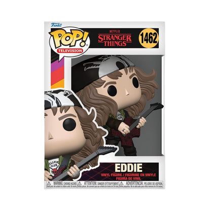 Hunter Eddie Funko Pop! TV: Stranger Things - Vinyl Figure #1462 with Window Display Box