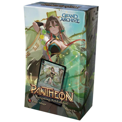 Grand Archive TCG Radiant Origins Pantheon Deck: Kongming, Fel Eidolon – 60-Card Pre-Constructed Trading Card Game Deck with Foil Champion Card (PRE-ORDER APRIL)