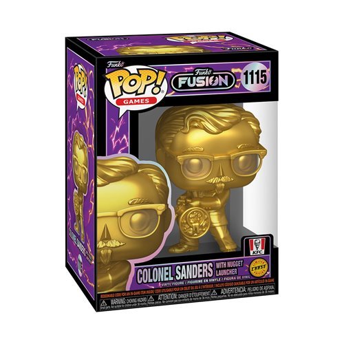 Colonel Sanders with Nugget Launcher #1115 Funko Pop! Games Funko Fusion - Approx. 3 3/4" Chase Limited Edition Collectible Vinyl Figure Bundled with Display Box Protector Case - Estimated Arrival: Oct. 2025 (PRE-SALE)