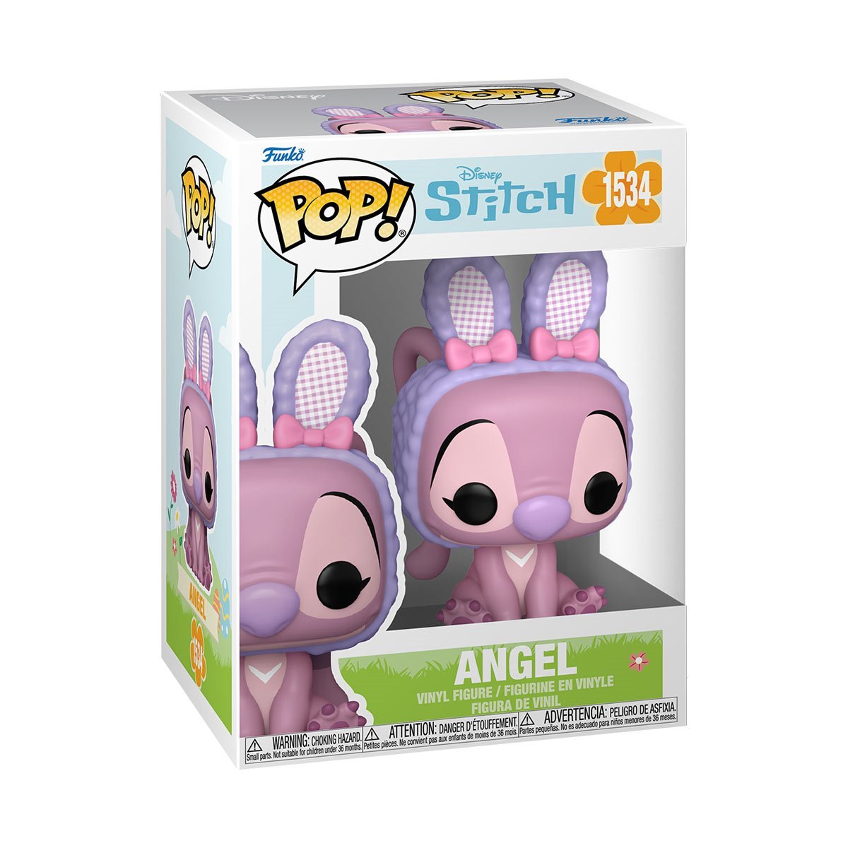 Lilo and Stitch Easter Funko Pop! Disney - Pack of 2 (Stitch #1533, and Angel #1534) Collectible Vinyl Figures