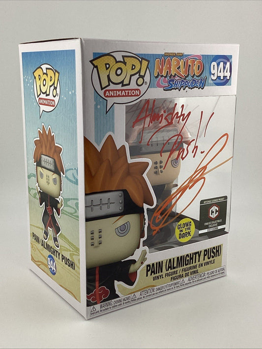 Funko Pop! Vinyl: Naruto - Pain (Glows in the Dark) - C.C Signed Troy Baker