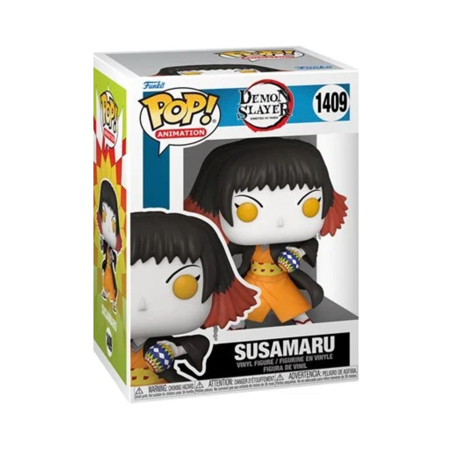 Susamaru Funko Pop! Animation: Demon Slayer - Collectible Vinyl Figure #1409 with Window Display Box