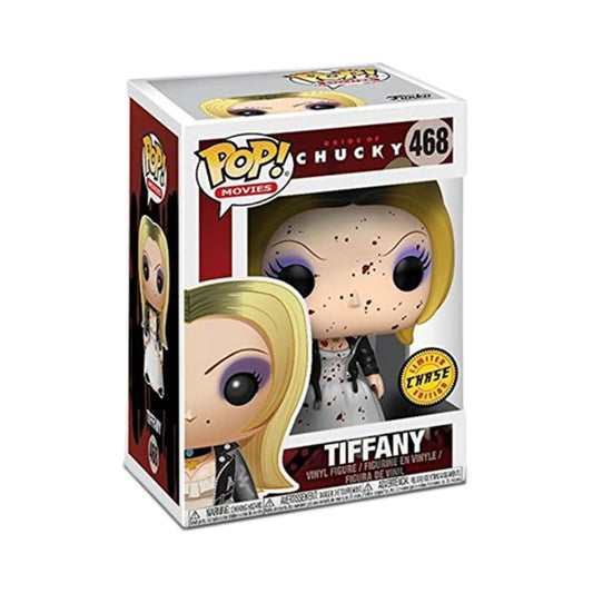 Bloody Tiffany Funko Pop! Movie Bride of Chucky - Chase Limited Edition Vinyl Figure #468 with Display Box Protector Case