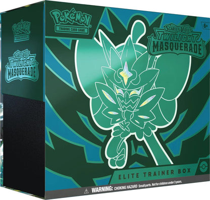Pokemon TCG Scarlet & Violet Twilight Masquerade Elite Trainer Box Trading Card Set