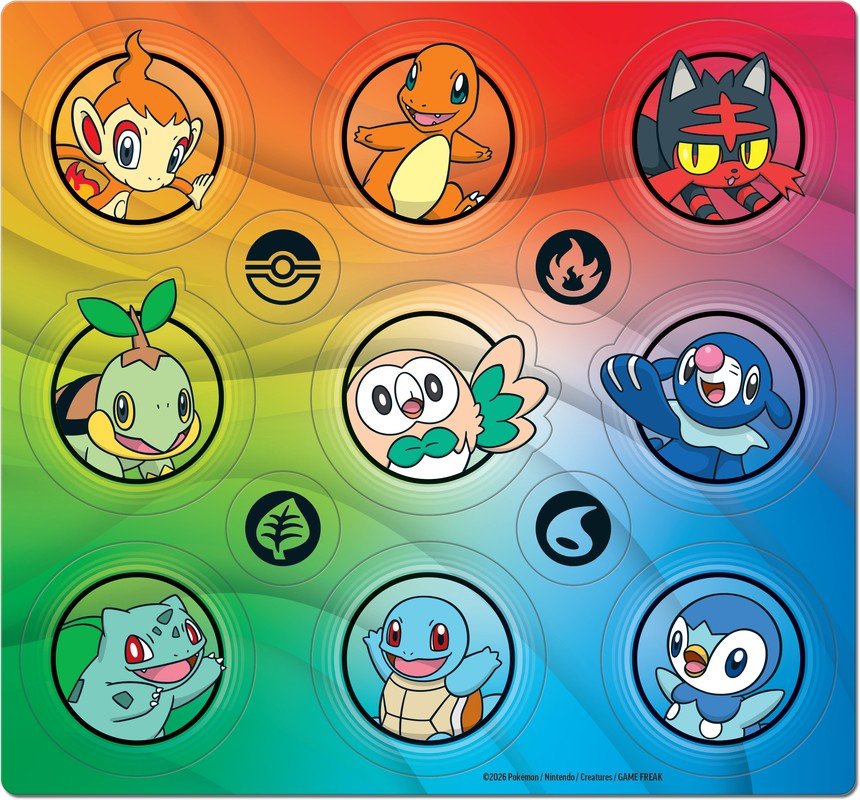 Pokémon TCG First Partner Illustration Collection Series 1 – Pokémon Booster Pack Set with Promo Cards, Trading Cards, Stickers, Collectible Card Game