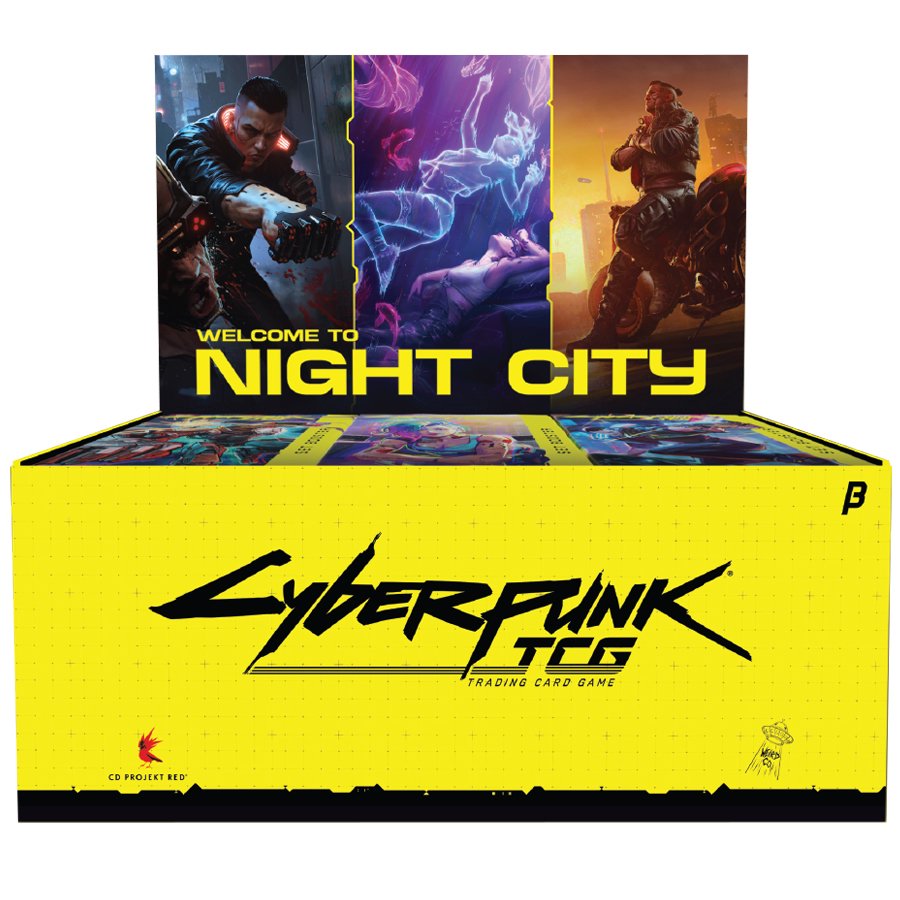 Cyberpunk TCG Welcome to Night City Beta Booster Display EN 36 Booster Cyberpunk TCG Welcome to Night City Beta Booster Display EN 36 Booster