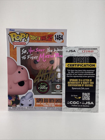 Funko Pop! Vinyl: Dragon Ball - Super Buu with Ghost Chase Sgnd Justin C #1464