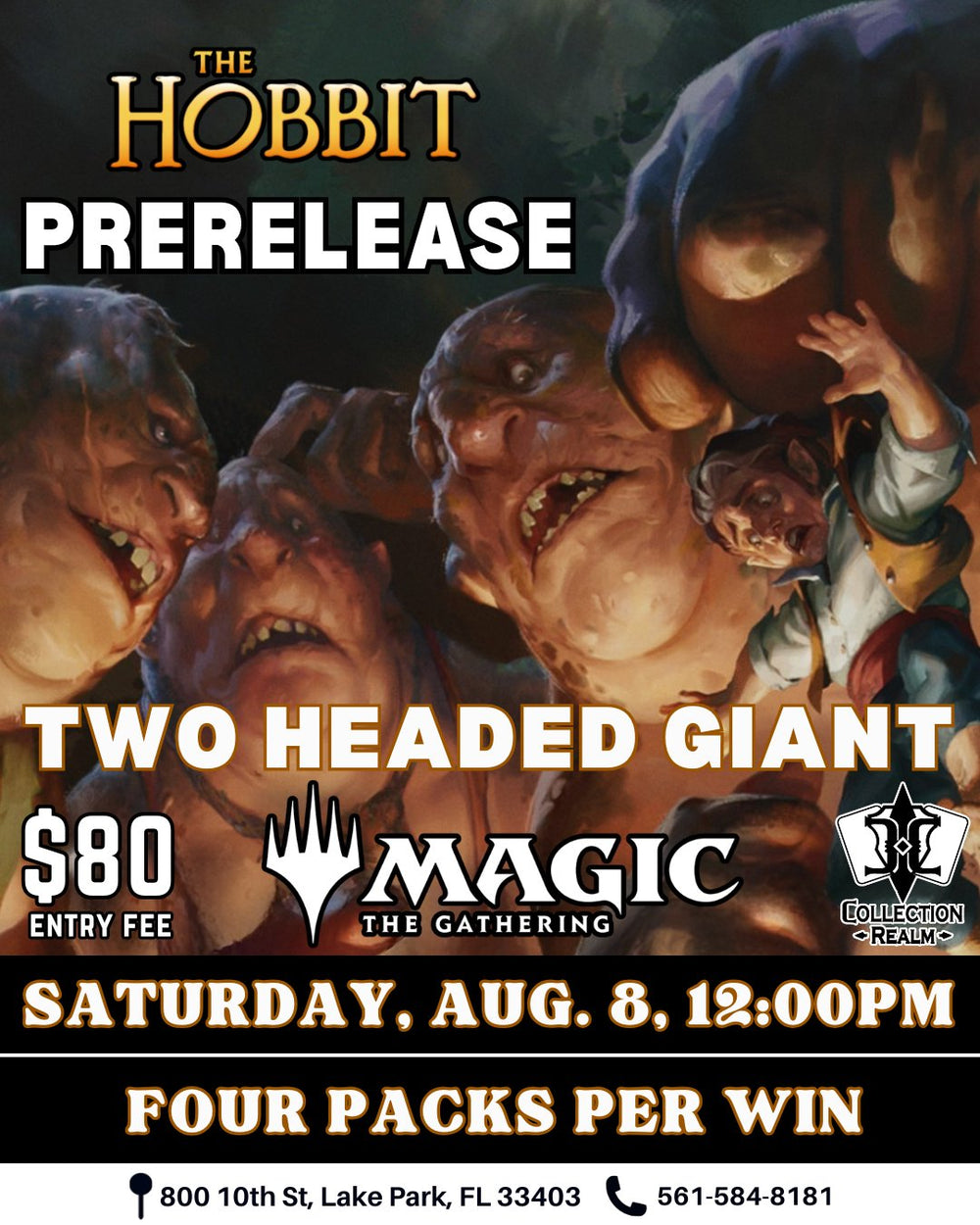 Magic: The Gathering The Hobbit Prerelease – August 8, 2026 (Saturday 12:00 PM)