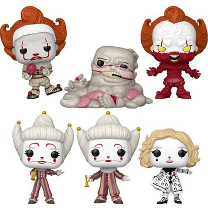 It: Welcome to Derry Wave 2 Funko Pop! 6 Set ( Pickle Dad #1857, Bloody Pennywise #1856, Periwinkle #1855, Original Periwinkle #1854, Little Periwinkle #1853, and Bob Gray as Pennywise #1852) Collectible Vinyl Figures
