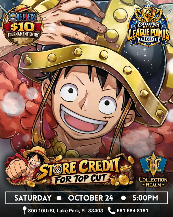 One Piece TCG League Points Eligible Event – October 24 2026 (Saturday 5PM)