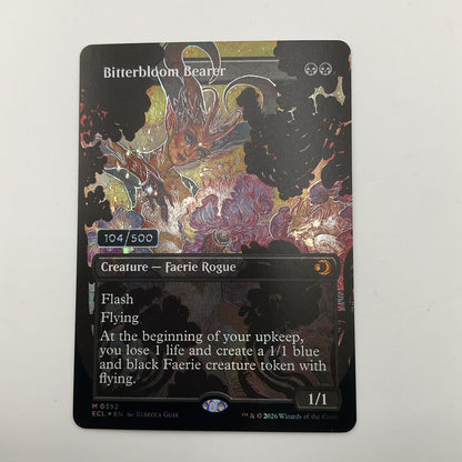 Magic:  Bitterbloom Bearer Serial Numbered Foil Card 104/500 2026 NEAR MINT