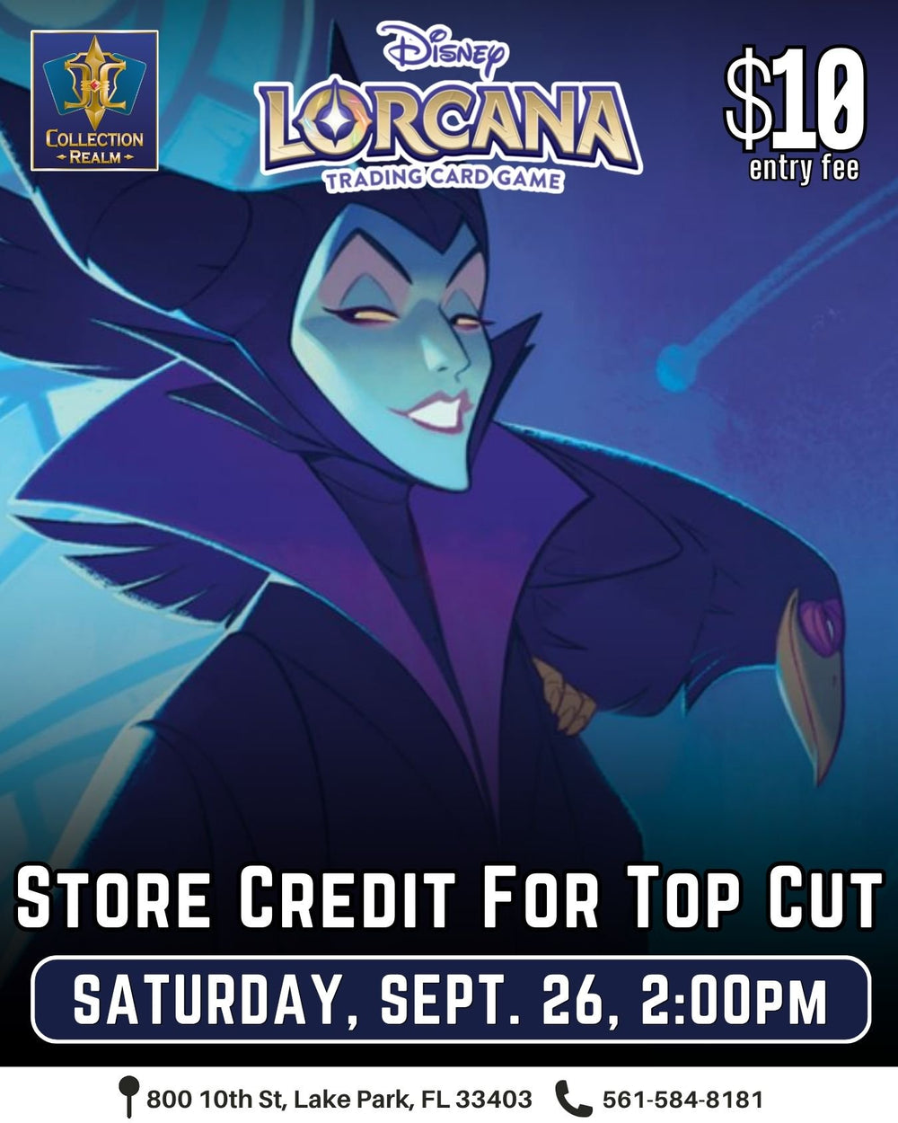 Disney Lorcana TCG Tournament – September 26, 2026 (Saturday 2:00 PM)