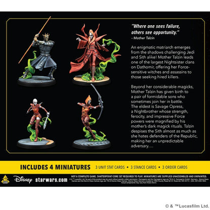 Star Wars: Shatterpoint Witches of Dathomir Mother Talzin Squad Pack