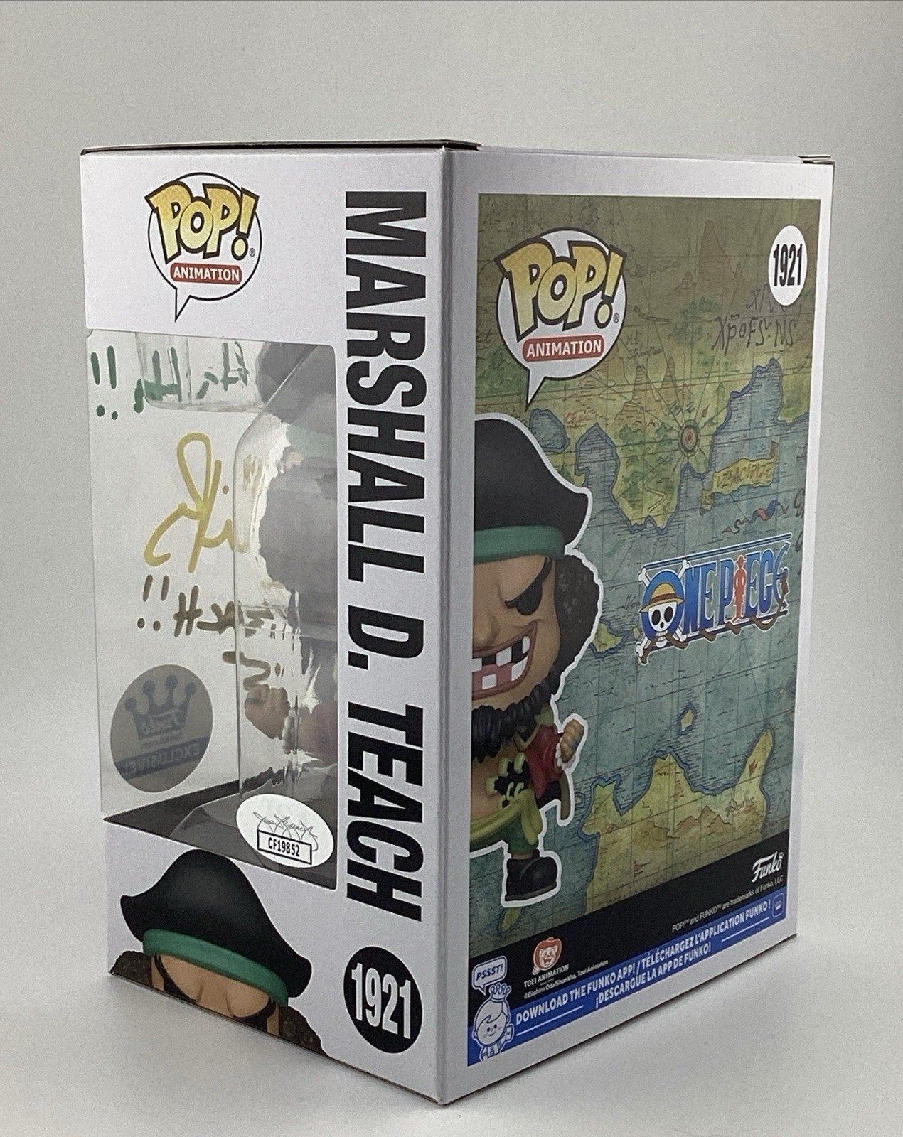 Funko Pop! One Piece - Marshall D. Teach - Funko Excl Signed Chris R #1921
