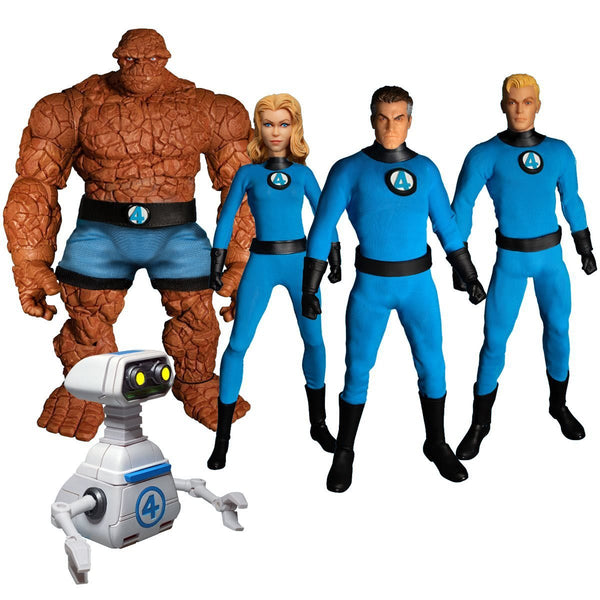 One:12 Collective Fantastic Four Action Figures Deluxe Steel Boxed Set by Mezco Toyz