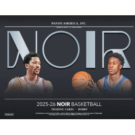2026 Panini Noir Basketball Hobby Box – 5 Autographs, 1 Memorabilia Card, Premium High-End NBA Trading Cards, 1 Pack Per Box, On-Card Autos (JUNE PRE-ORDER)
