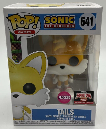 Funko Pop! Vinyl: Sonic the Hedgehog - Tails (Flocked) - Target (Exclusive) #641