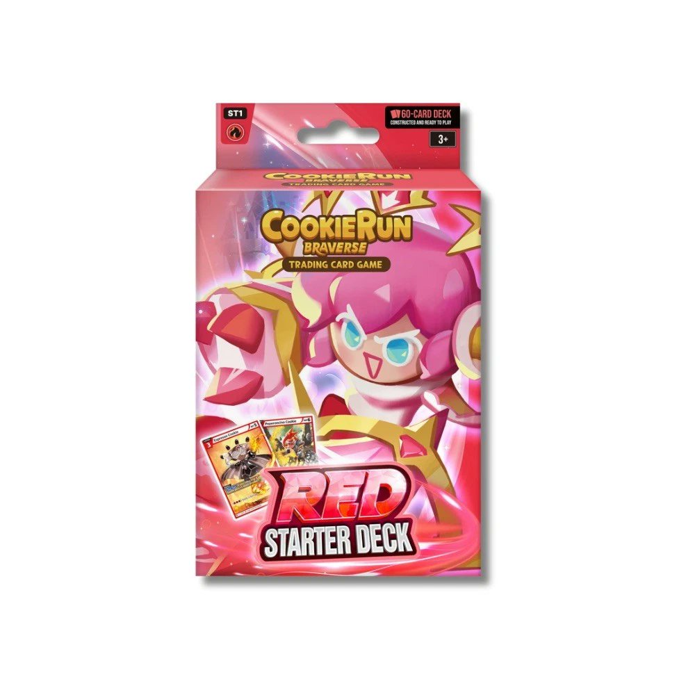 Cookie Run TCG ST1 Red Starter Deck 60 card preconstructed deck box