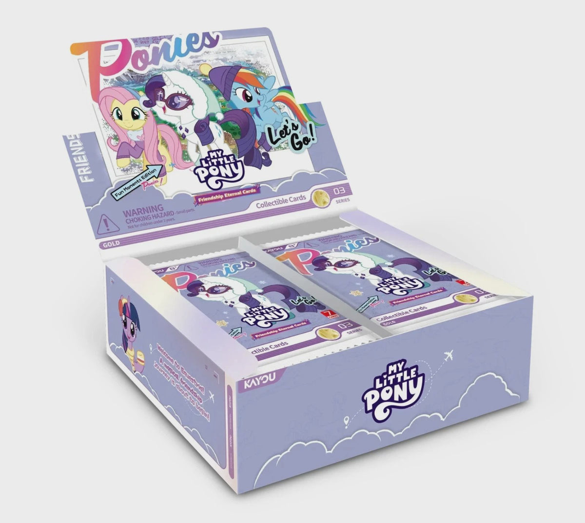 Kayou My Little Pony Eternal Fun Moments Edition 003A-NA Trading Card Booster Display, 20 Packs, 7 Cards per Pack, 140 Cards Total (PRE-ORDER)