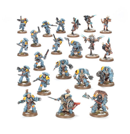 Warhammer 40,000 Combat Patrol: Space Wolves – 21 Miniatures Including Wolf Guard Battle Leader, Terminators, Blood Claws & Wulfen