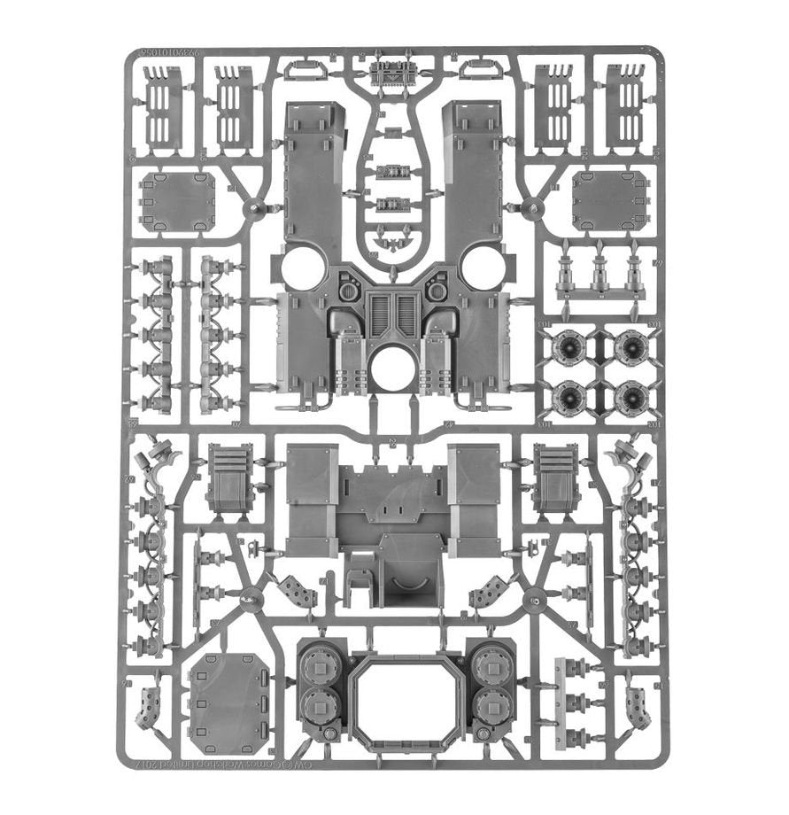 Warhammer 40,000 Space Marines Repulsor Executioner Tank Model Kit – Heavy Laser Destroyer or Macro Plasma Incinerator – Customizable Plastic Vehicle for Warhammer 40K