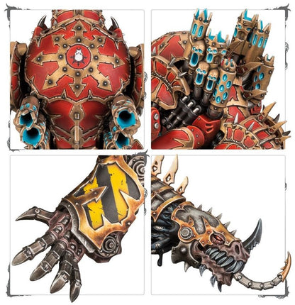 Warhammer 40K Chaos Space Marines Forgefiend Miniature Kit – Buildable Daemon Engine for Chaos Space Marines, World Eaters & Thousand Sons – Plastic Warhammer 40,000 Model Kit