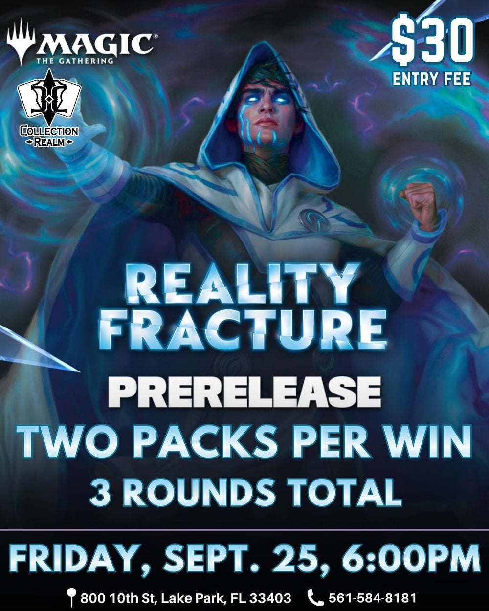 MTG TCG Reality Fracture Pre-Release Tournament – September 25, 2026 (Friday 6:00 PM)
