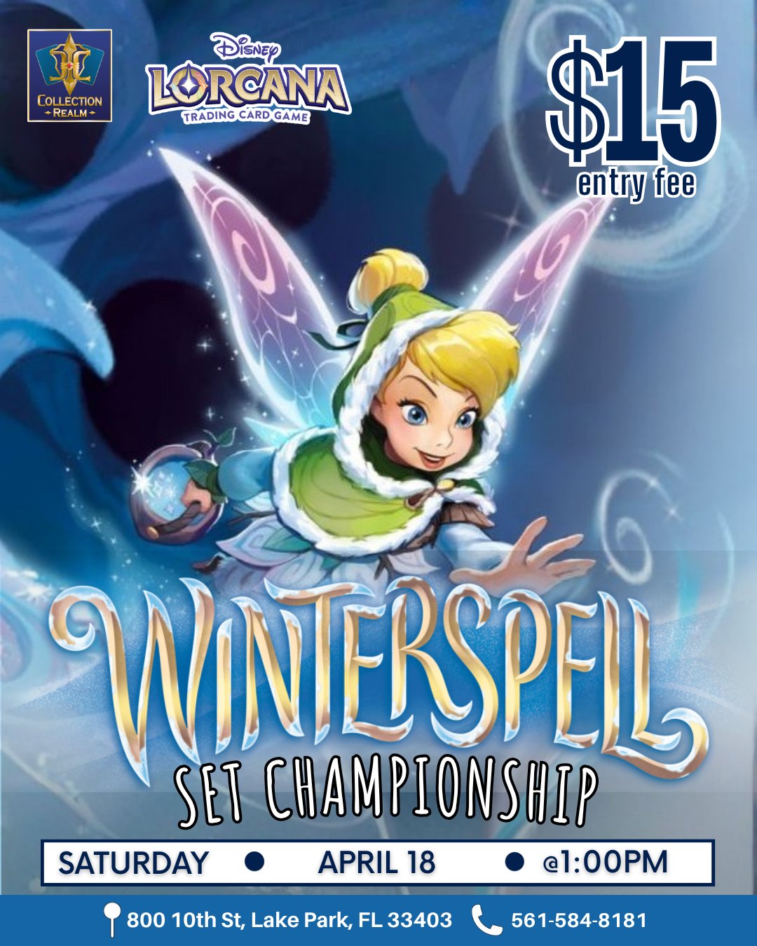 Disney Lorcana TCG Winterspell Set Championship – April 18, Saturday 1PM